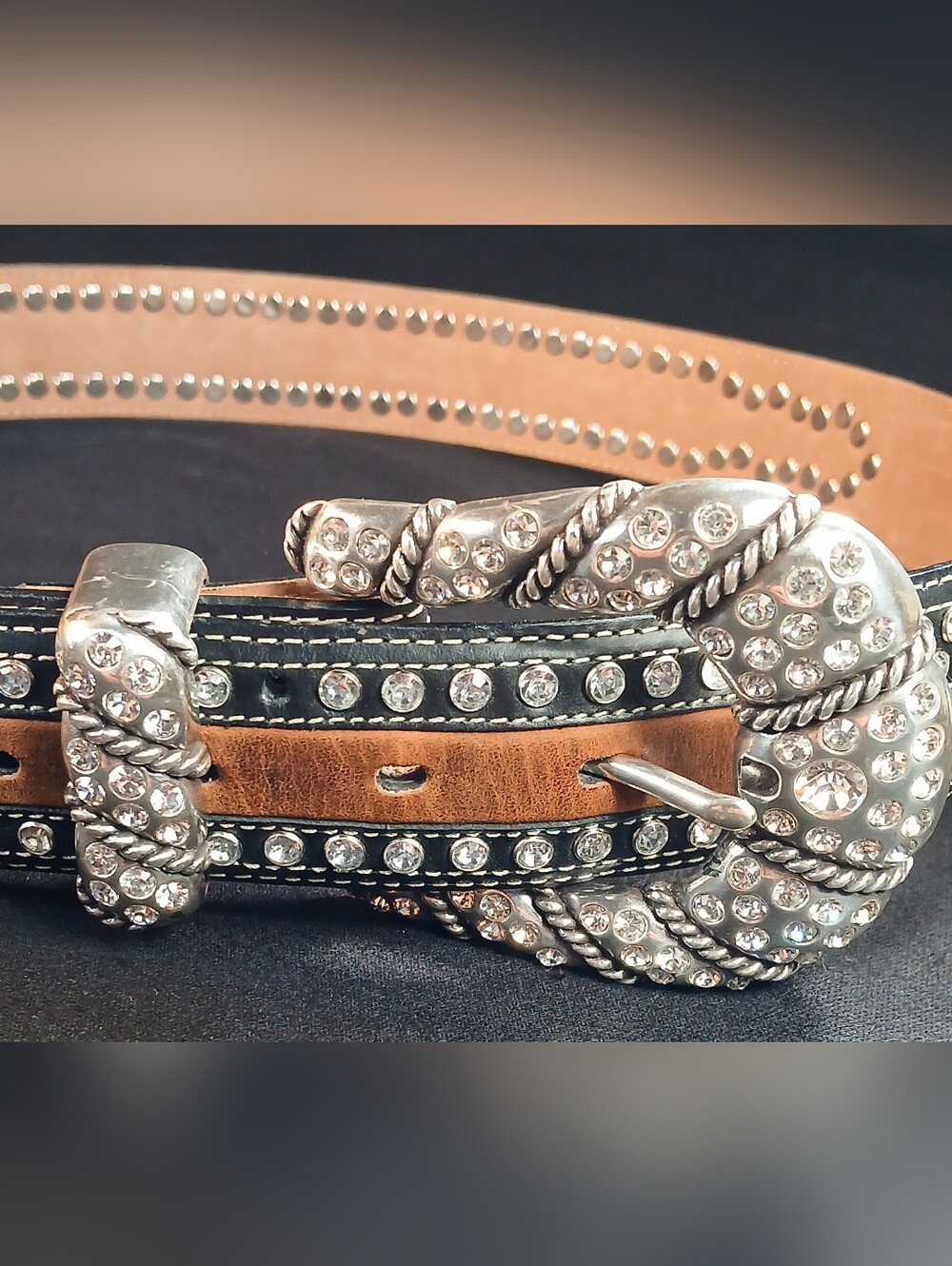 Justin's Western Leather Belt Size 36